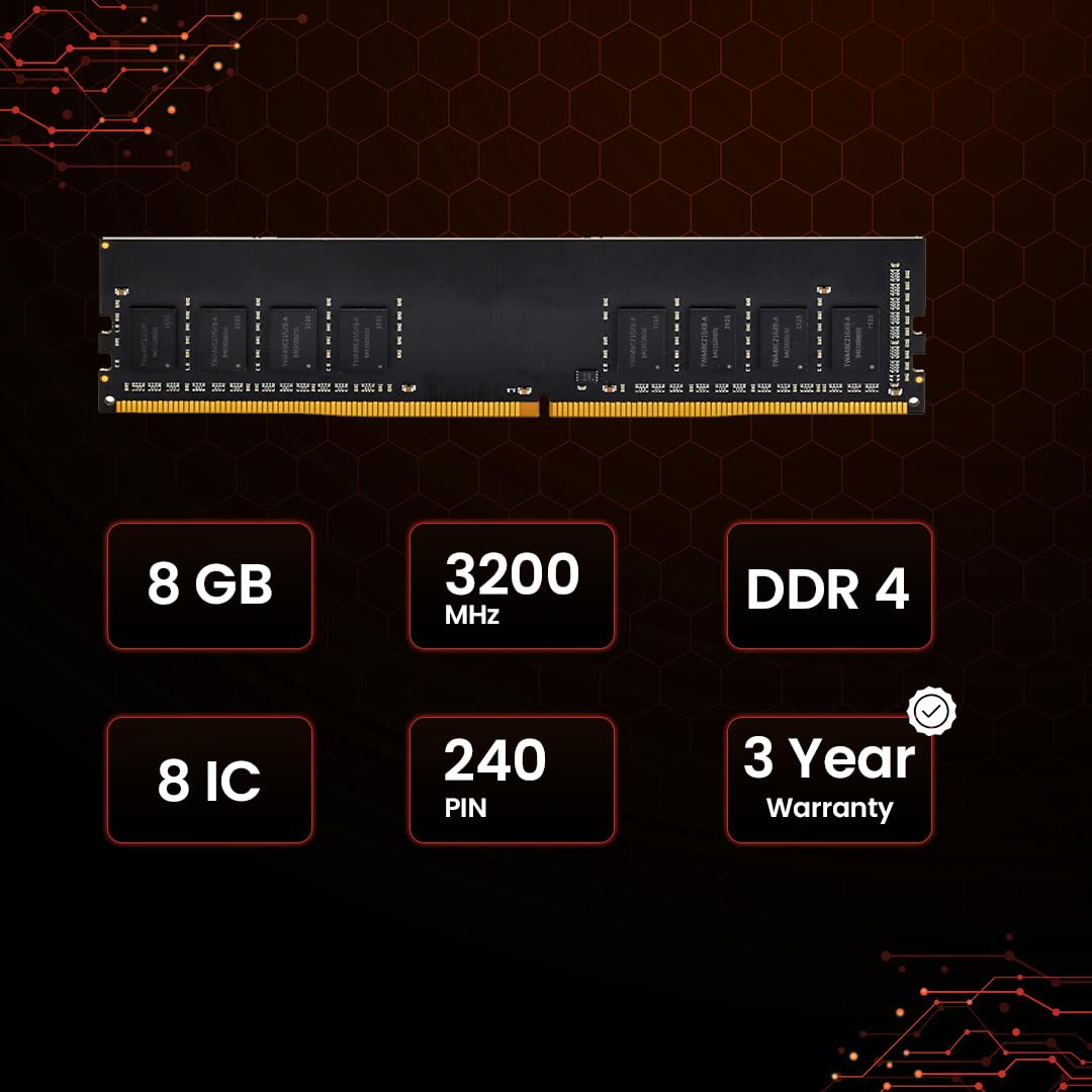 Amazon.in: Buy OTEK Xcore 8GB DDR4 3200MHz Desktop RAM | 100% New